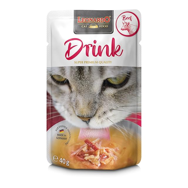 Foto 2 de 6 de LEONARDO Drink Beef [20x40g Paquete múltiple Drink con Ternera] Bebida para Gato