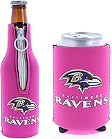 Vista 13 de Soporte aislante para latas y botellas de fútbol americano enfriador de bebidas Huggie (Nueva Orleans (Saints) - Negro)