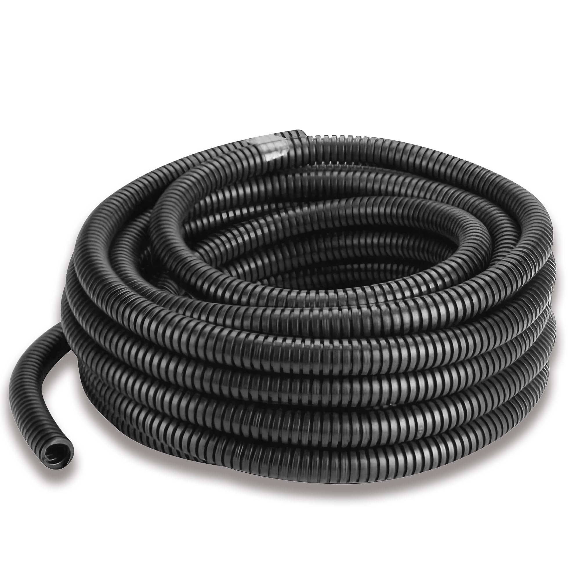 ESTO Tubo Corrugato 16 20 25 32 Matassa da 50 o 100 metri, Guaina Flessibile Corrugata non Aperto Protettivo di Cavi, per Lavori Elettrici, Elettricista 25 METRI/DN 32