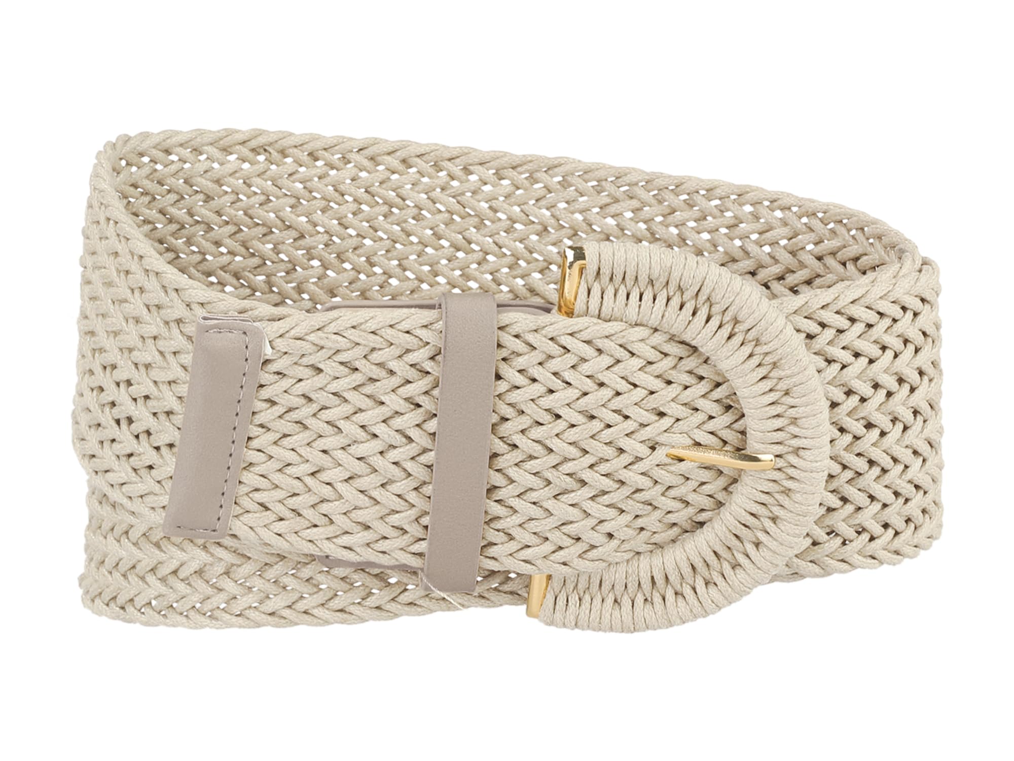 Allegra K Womens Plus Size Extra-Wide Woven Waist Belts Braided Belts for Dress Chunky Buckle