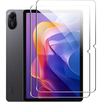 Fitudoos [2 Pezzi] Tempered Glass Screen Protector for Xiaomi Redmi Pad 2 11 Inch 2025 9H Hardness Crystal Clear Screen Protector Anti-Fingerprint Anti-Glare Scratch Resistant