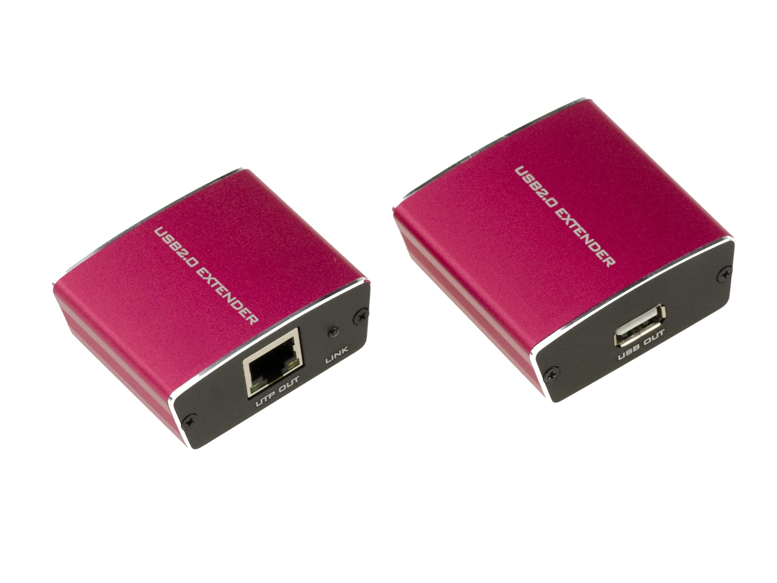 KALEA-INFORMATIQUE Estensore per porta USB 2.0, portata 100M, con alimentazione esterna. Per estendere la comunicazione USB con cavi RJ45.