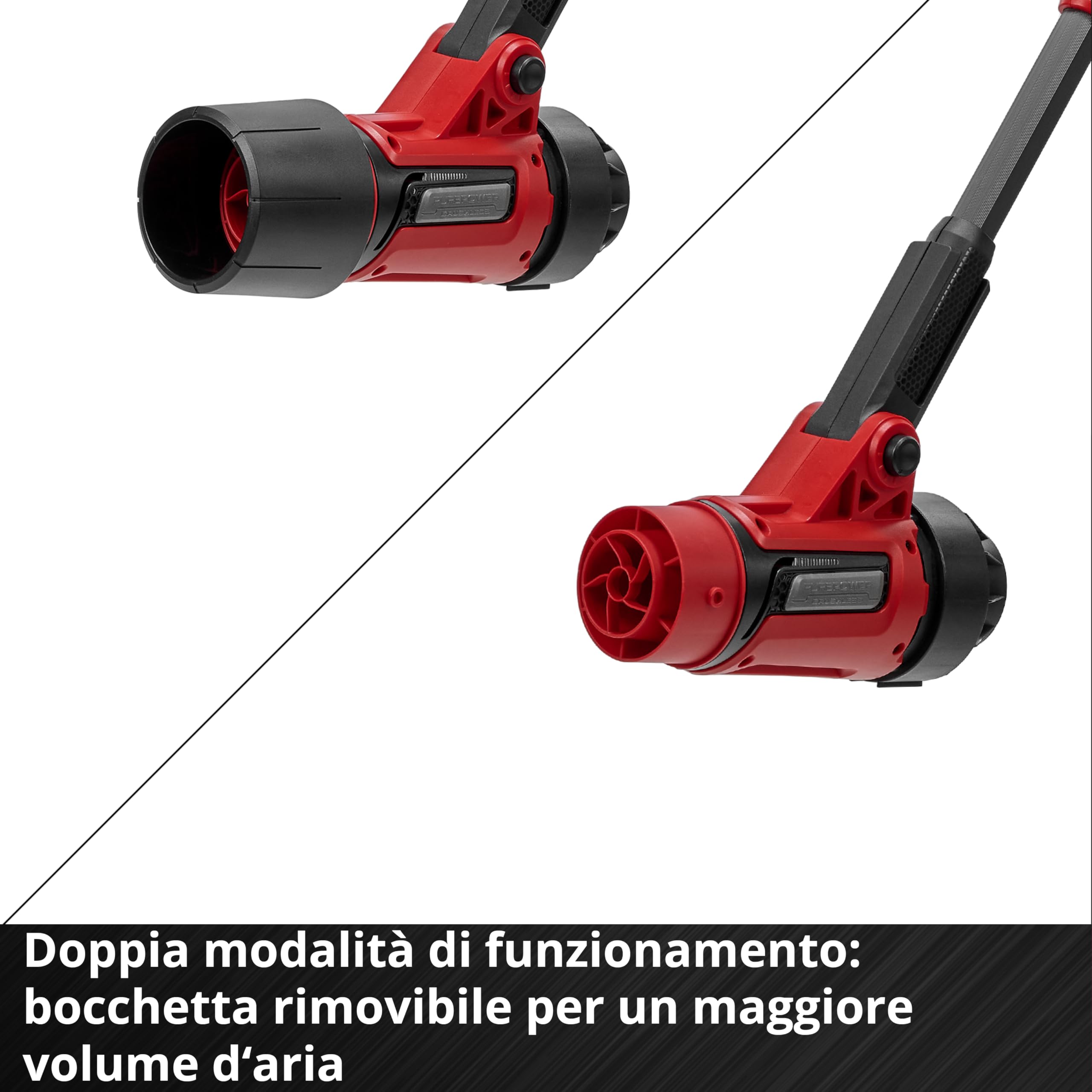 Einhell Professional Spazzafoglie GP-LB 36/270 Li E BL-Solo Power X-Change (36 V, aria 270 km/ora, Brushless, regolaz. giri, tubo 3 stadi, senza batteria)