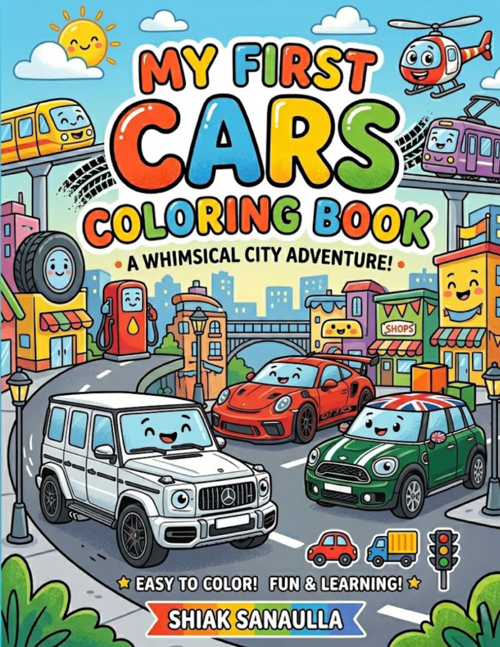 Ultimate Car Coloring Book for Teens: 20+ Amazing Sports Cars, Supercars, Muscle Cars & Classic Vehicle Designs for Creative Coloring Fun and Relaxation