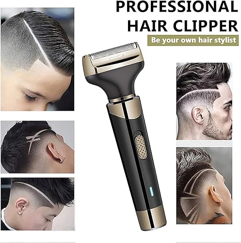 Miniatura 8 de Cortadora de pelo de orejas y nariz, recortadora profesional sin dolor de cejas y vello facial para hombres y mujeres, recargable, cuchillas de