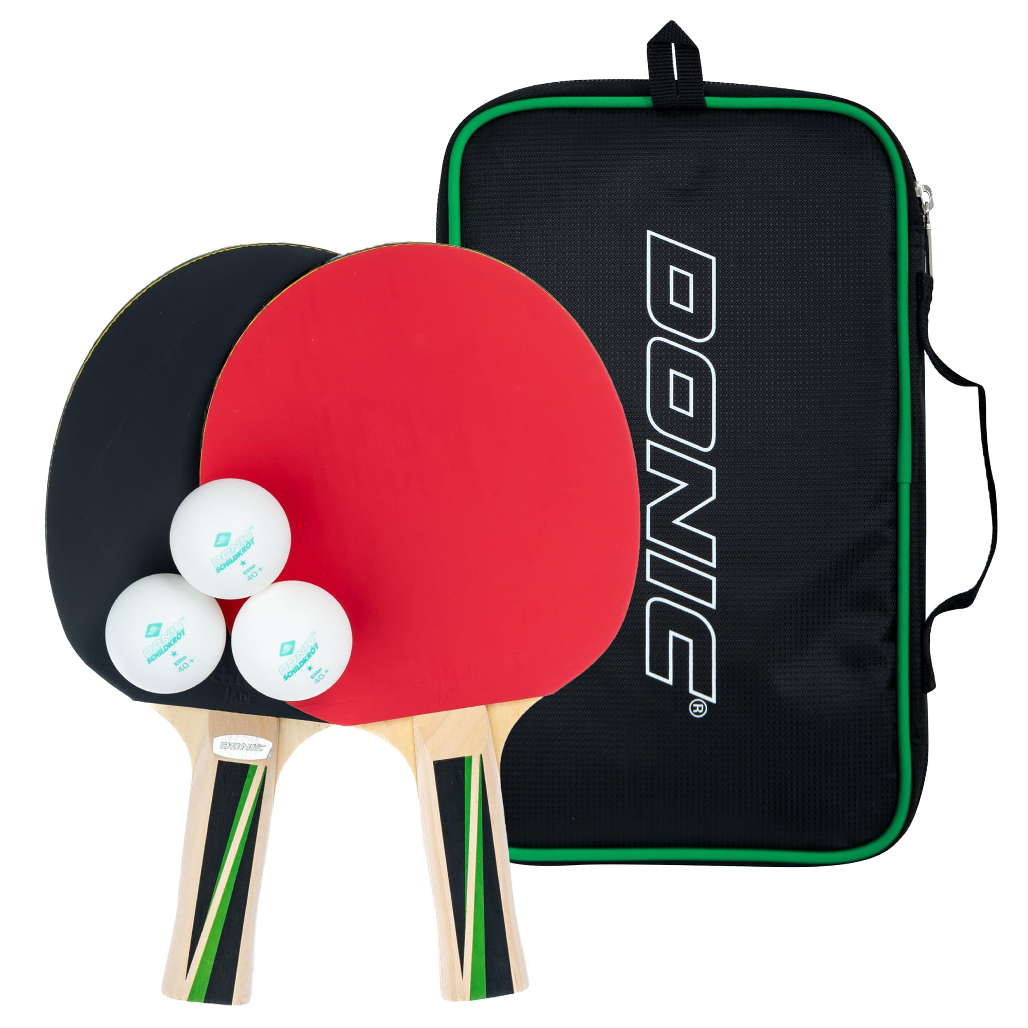 DONIC Top Team 400 Table Tennis Bat ( Green, 87 grams, All-rounder )