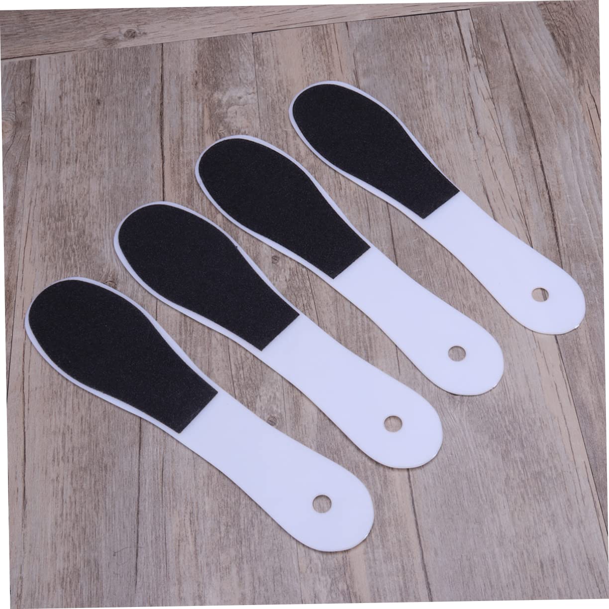 PACKOVE 3pcs Double Sided Foot File Remover for Easy Removal Ergonomic Design for Smooth Feet Care Practical Plastic Rasp with Hanging for Convenient Storage