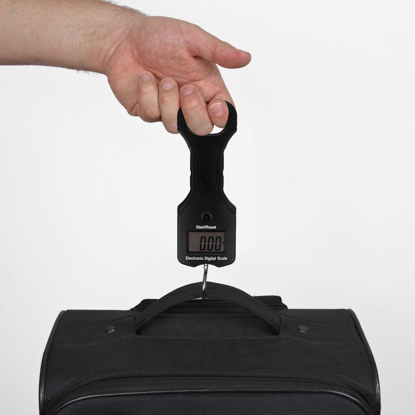 Artibetter Báscula Portátil para Equipaje de 30kg Gancho de Plástico, Diseño Ingenioso y Rendimiento Estable, Adecuado para Pesar Maletas en Viajes