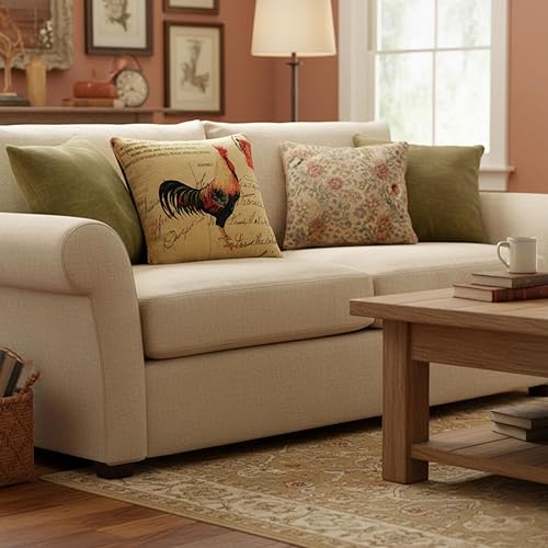 Miniatura 7 de Tache 2 piezas 18 x 18 inch cuadrado clásico Francés matasellos Europea con amor cojín almohada Throw Cover Set