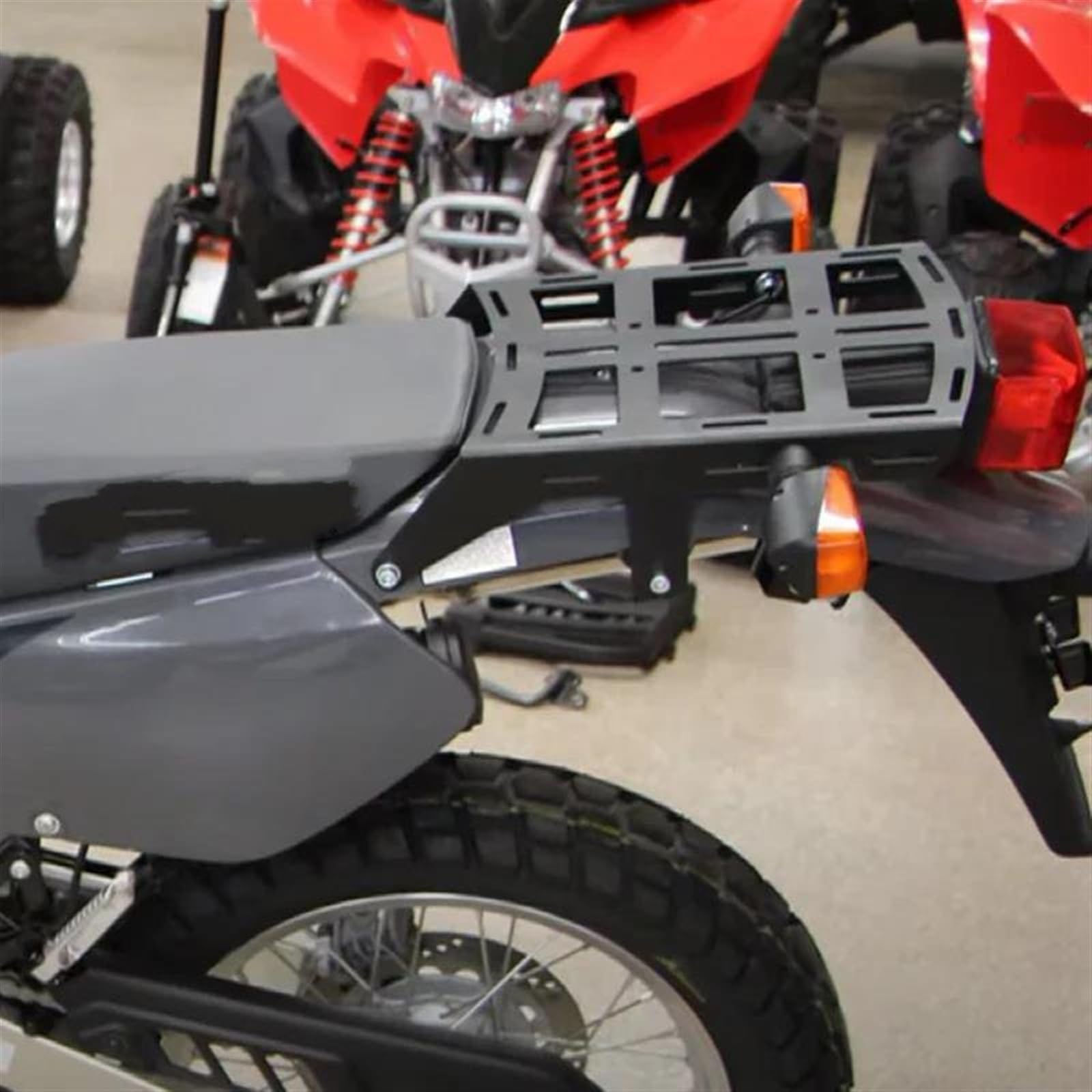 Scaffale portaoggetti Portapacchi Posteriore per Moto Portapacchi Sedile Posteriore Portapacchi Cargo Portapacchi Moto per S&uzuki DR650 Dr 650 1990-2024