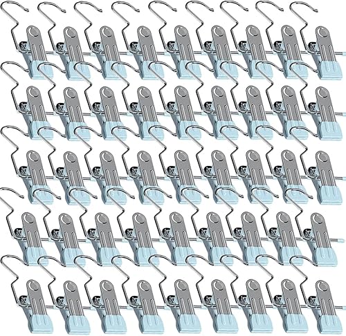 Miniatura 9 de Ganchos de viaje colgantes para guardar ropa, sombreros y pantalones, ganchos de acero inoxidable para botas, ganchos para armario, ganchos para