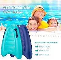 Vista 6 de Tabla de Surf Corporal Inflable con Asas, Colchoneta de Ayuda de Tabla de Surf Flotante Ligera para Natación para Aprender a Nadar, Juguete Acuático