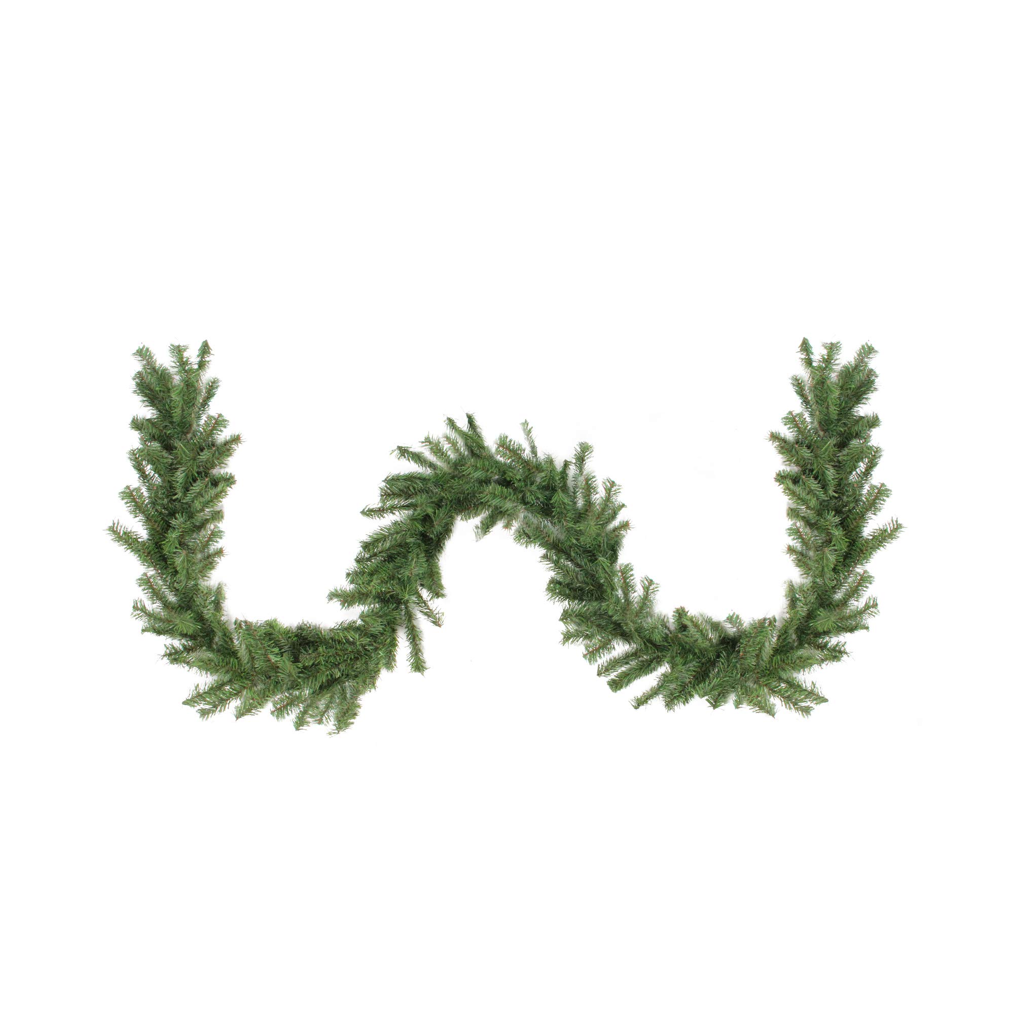 Canadian Pine Artificial Christmas Garland - 9' x 10" - Unlit