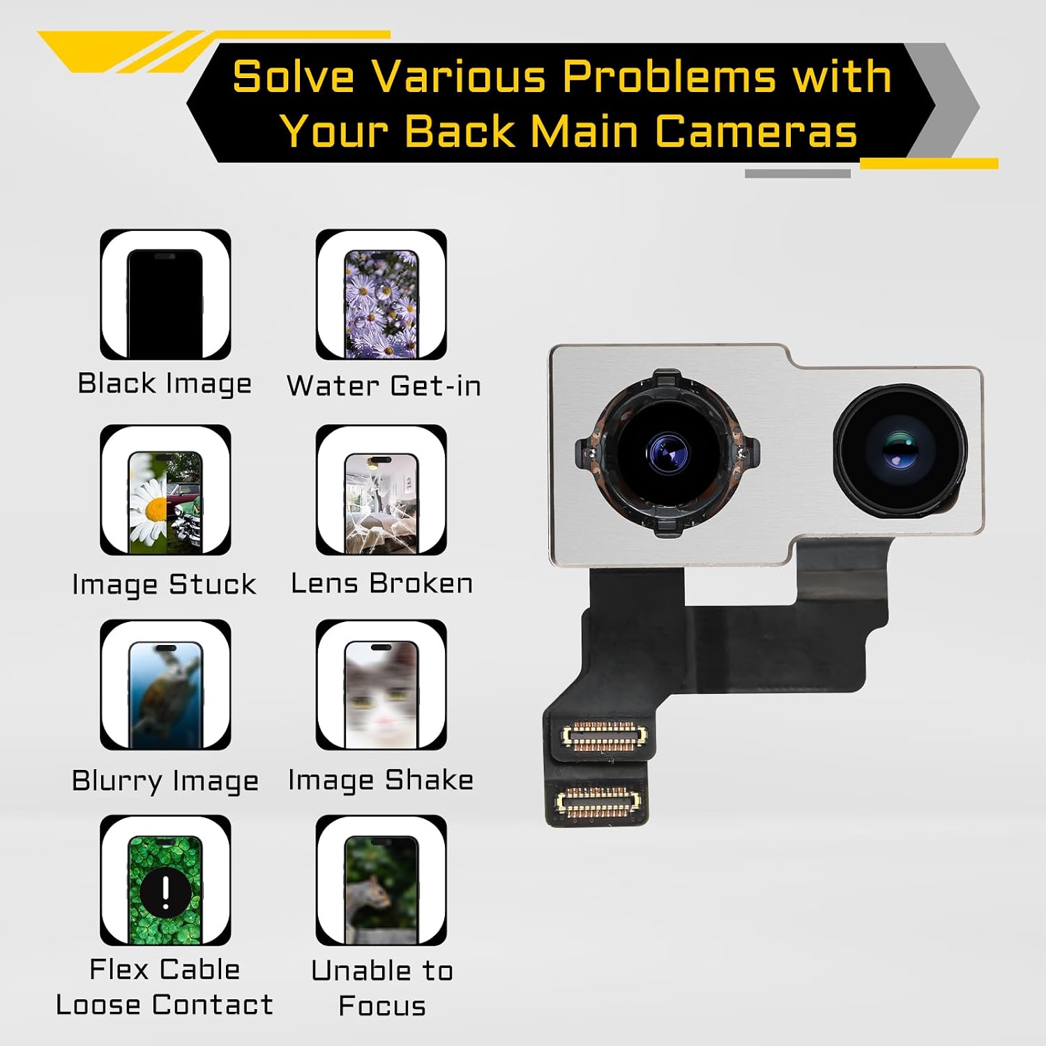 for iPhone 12 Mini Main Rear Back Camera Replacement OEM 12MP Lens image 4