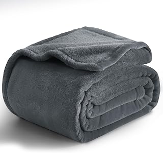 RUIKASI Kuscheldecke Flauschig Decke Sofa - Decke Fleece Anthrazit für Couch, XXL Wohndecke 220x240 cm Weich als Sofaüberwurf Decke Couchdecke
