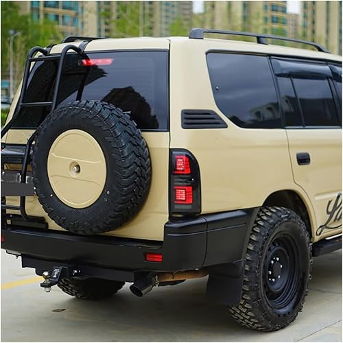 Miniatura 6 de Luces traseras LED mejoradas para automóvil, luces traseras LED modificadas, luces traseras de freno, luz de estacionamiento compatible con Prado