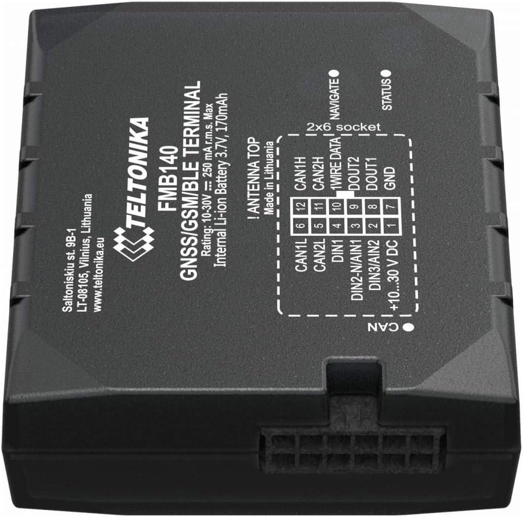 Teltonika FMB140 Wiring Diagram and Pinout
