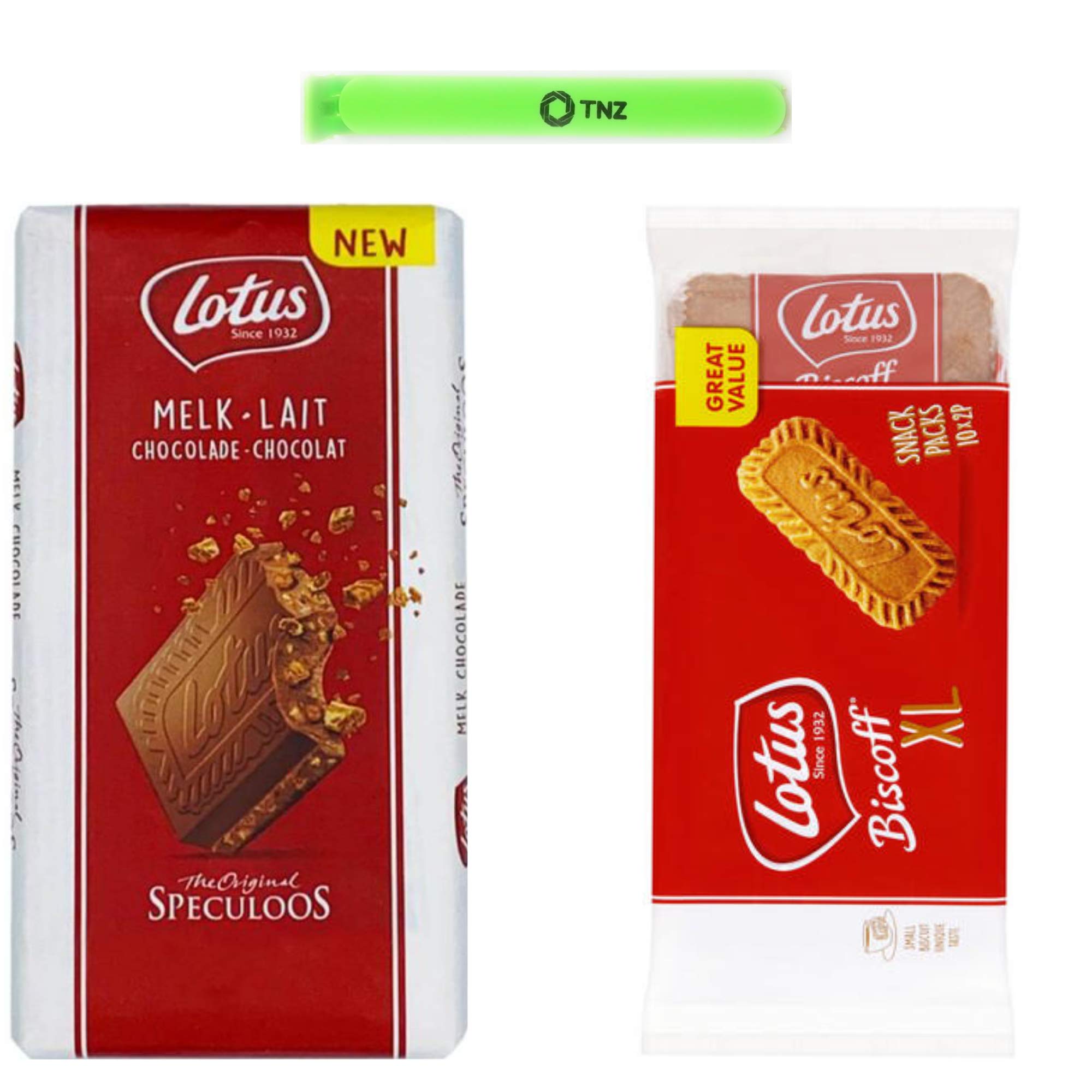 Buy Lotus Biscoff Biscuits Lotus Biscoff XL 10 x 25g With Lotus