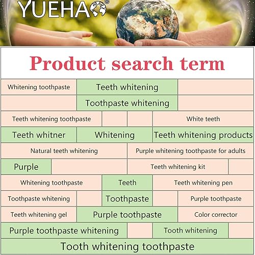 Miniatura 7 de Pasta de dientes morada, blanqueamiento de dientes y utilizando la rueda de color púrpura es directamente opuesta al amarillo en la rueda de color