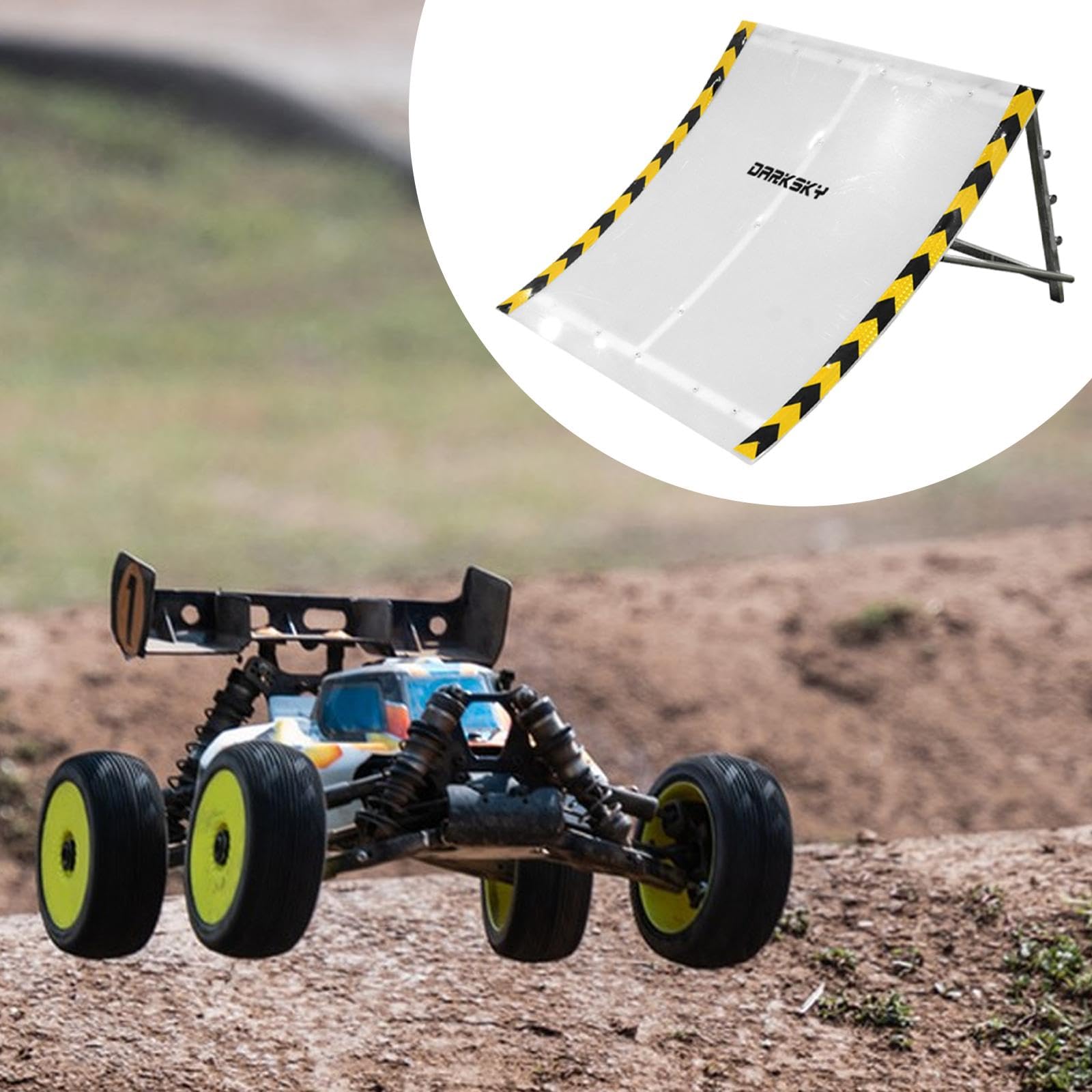 Rampa para Autos RC con Texturizada Bisagras Reforzadas y Estructura Ligera Adecuada para Reuniones Familiares Domésticas y, 85,5 x 80 x 43,5 cm