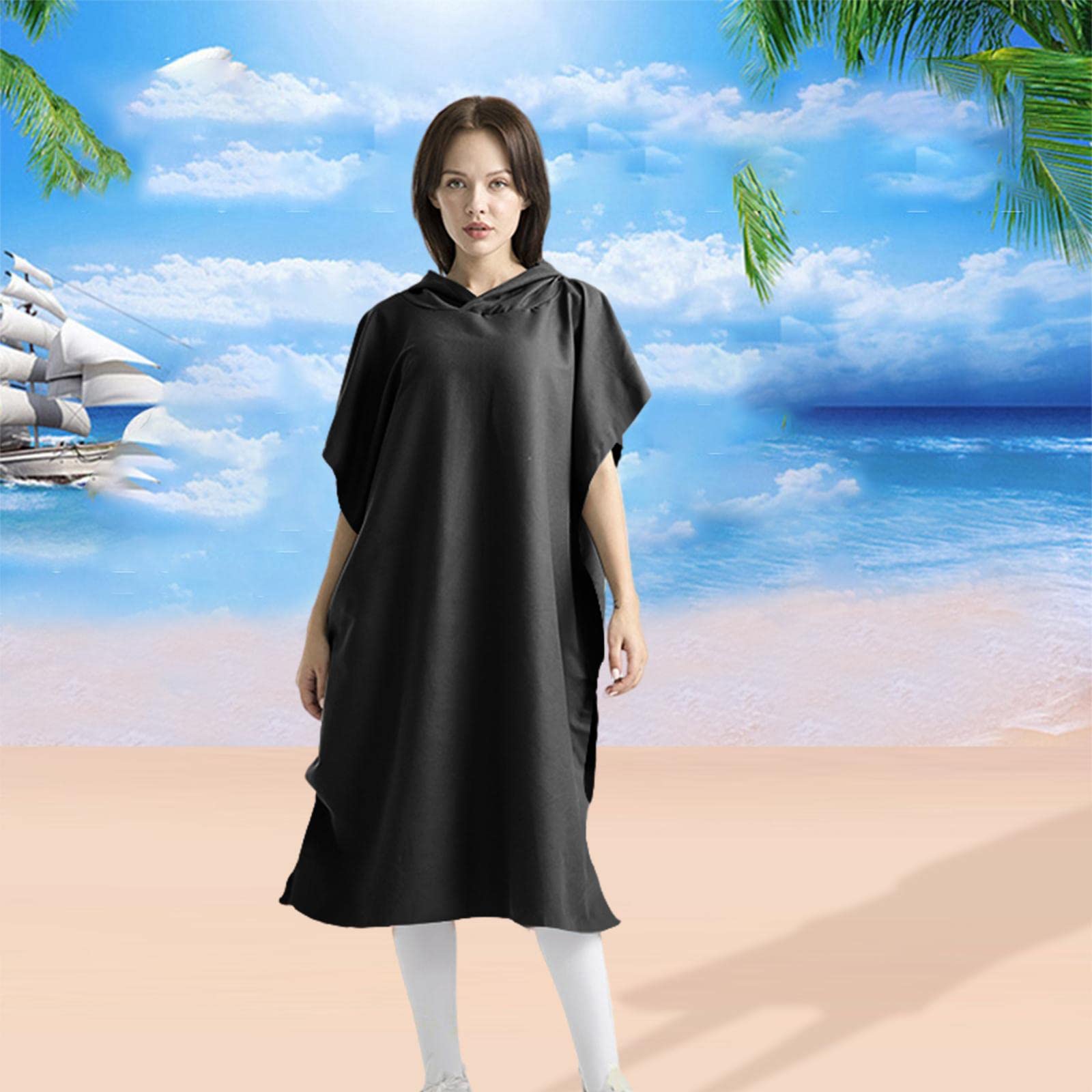 Poncho de Surf de Plage, Surf Rapide, Surfeurs