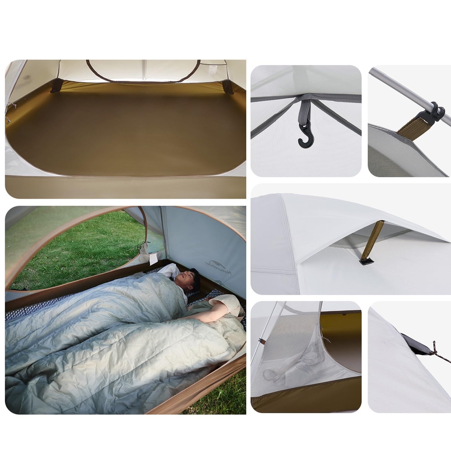 Amazon.co.jp: Naturehike公式ショップ テント 2人用 軽量 自立式 前室