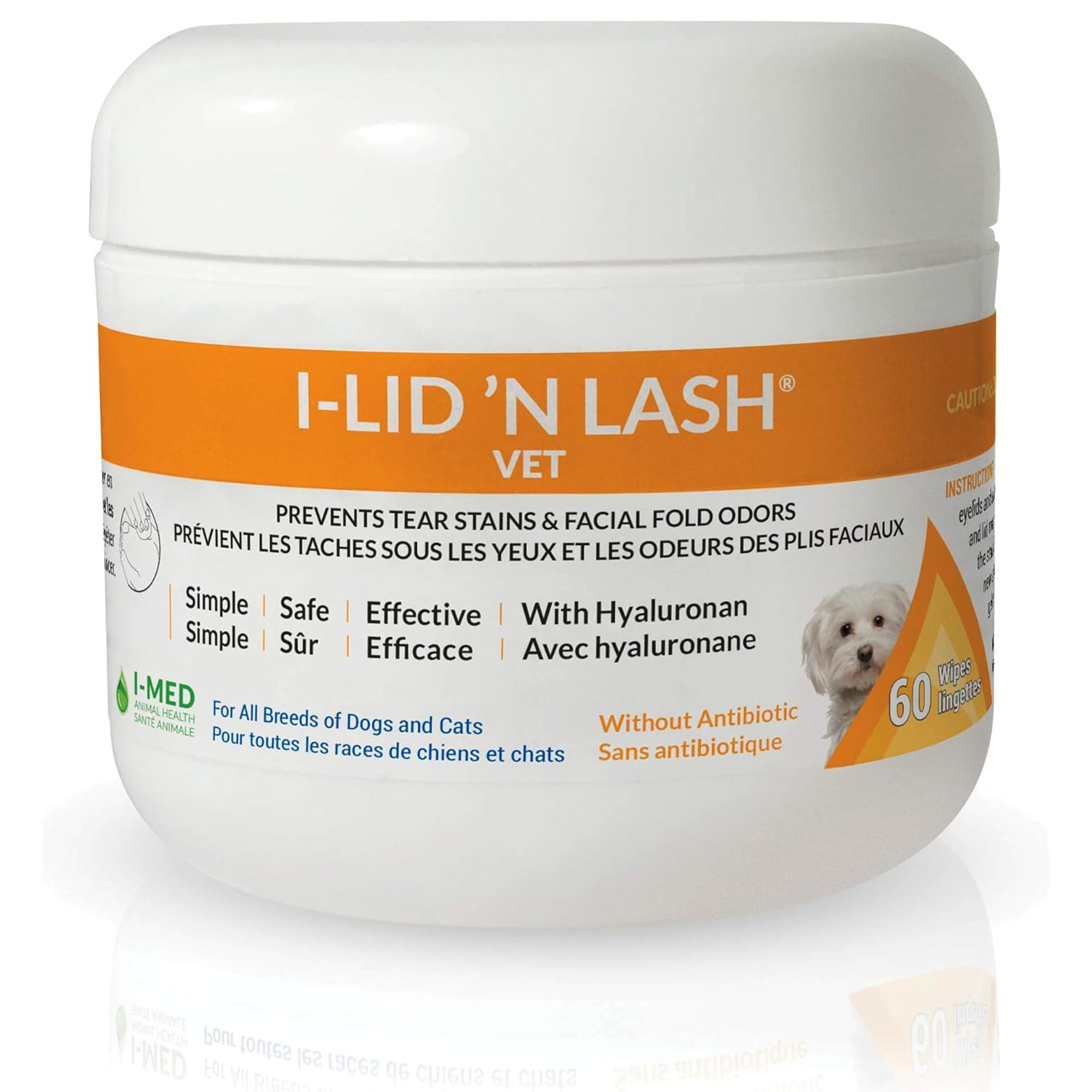 Amazon.co.jp: I-Lid'n Lash Hygiene Vet Wipes, 60 Count by I-Med