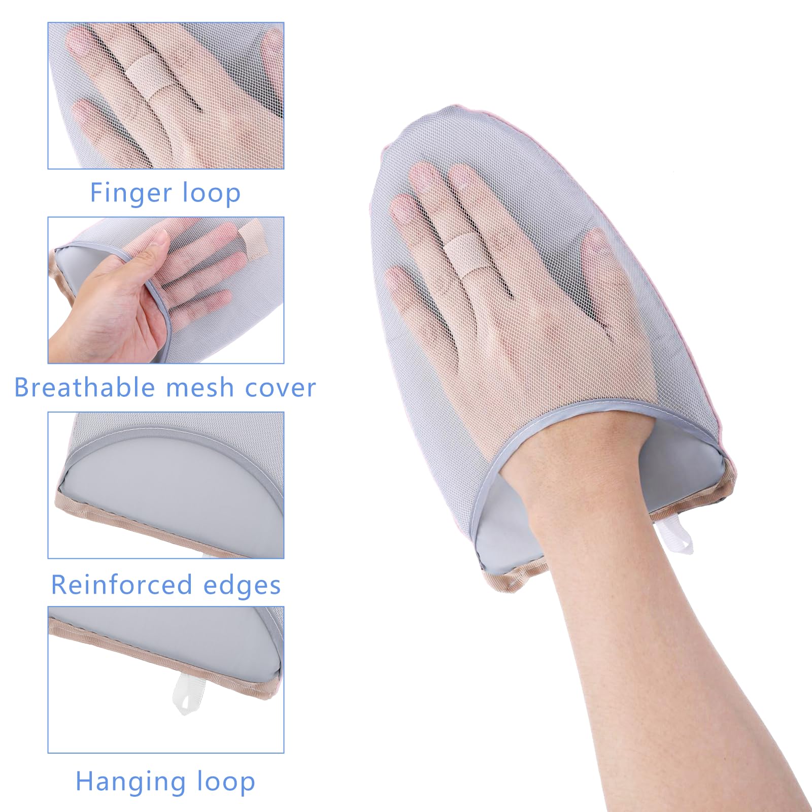 Guanto Da Stiro A Vapore Andibro - Anti Scottature Con Anello Per Dito - Foto 14