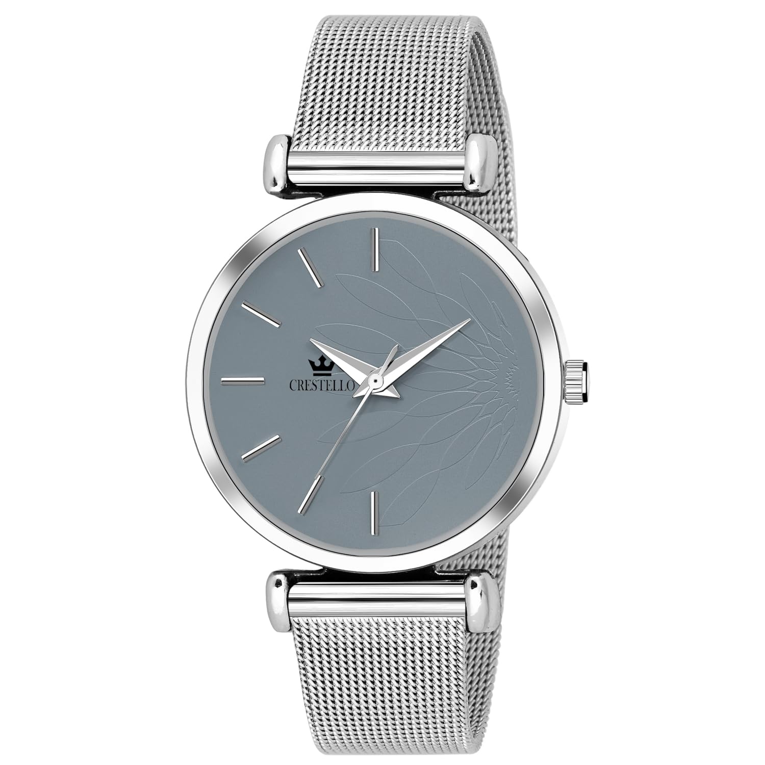 Stainless Steel Chain Analog Wrist Watch for Women (Black/Grey/Pink/White Dial) | CR-CK358-CH-image-33
