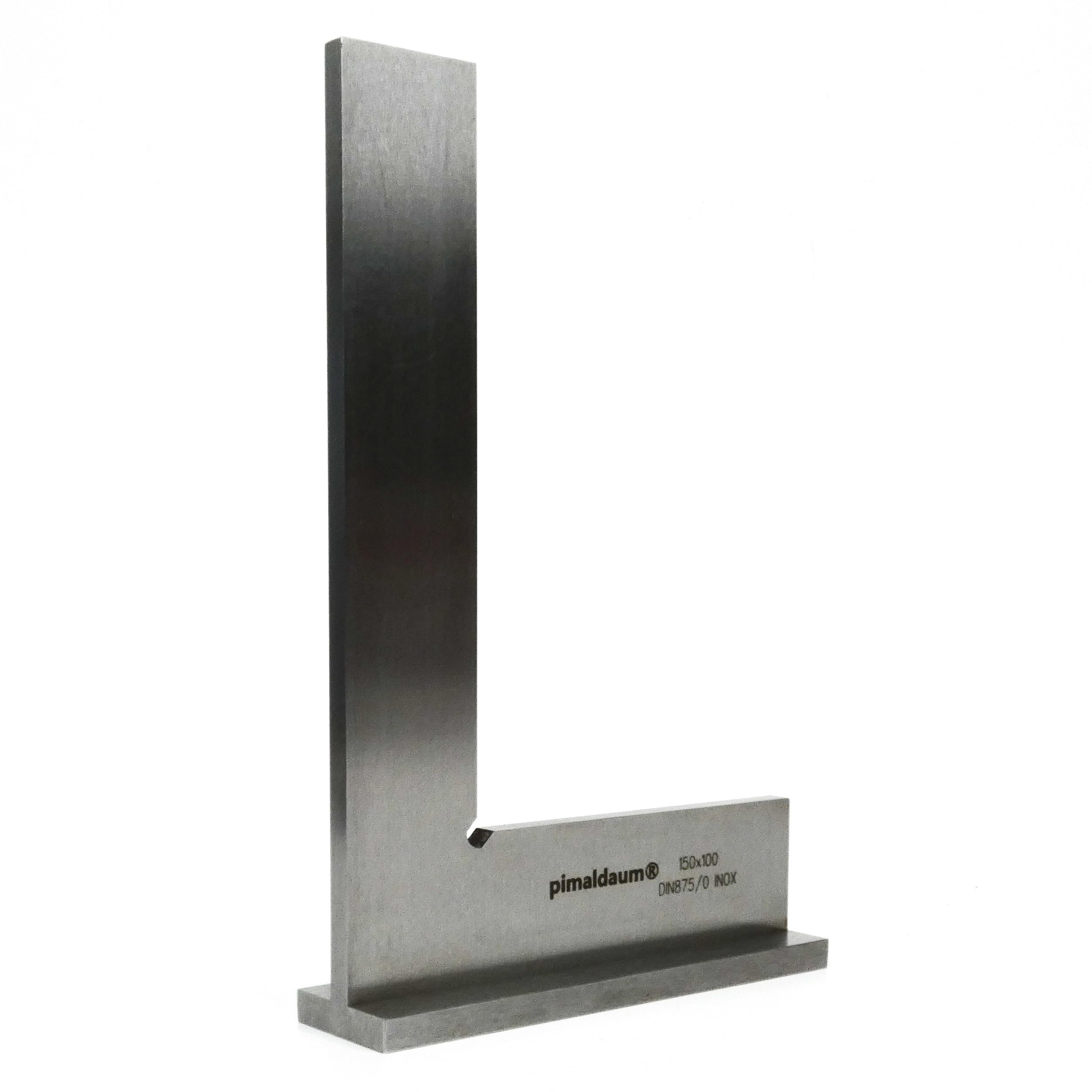 Anschlagwinkel, 90°-Flachwinkel, Edelstahl, 150x100 mm