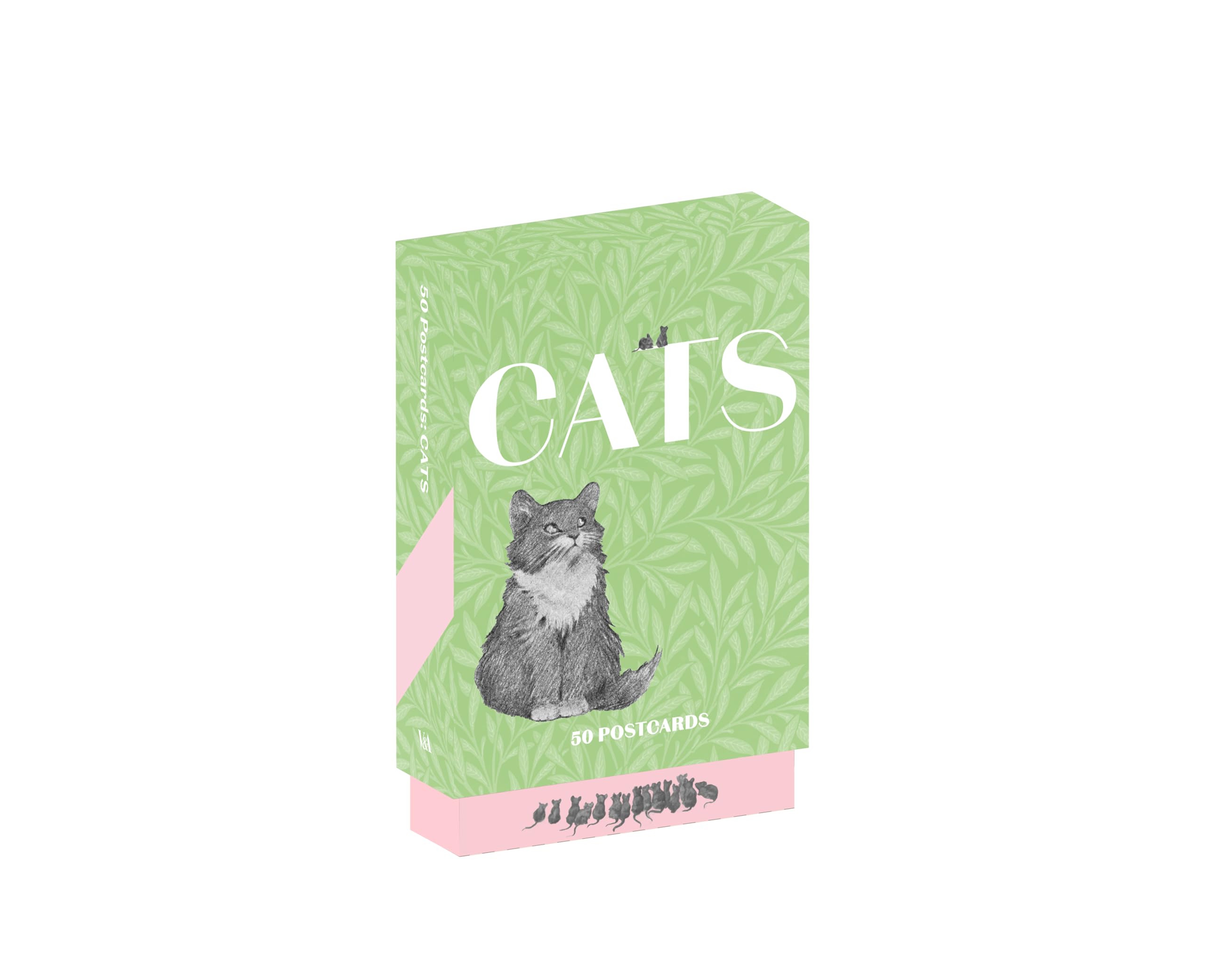 Cats of the V&A 50 Postcards (Postcard book or pack)