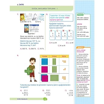 3. Sınıf İpuçlu Eğlenceli - Öğretici Matematik Yeni Nesil Soru Bankası (Kapak Değişebilir)