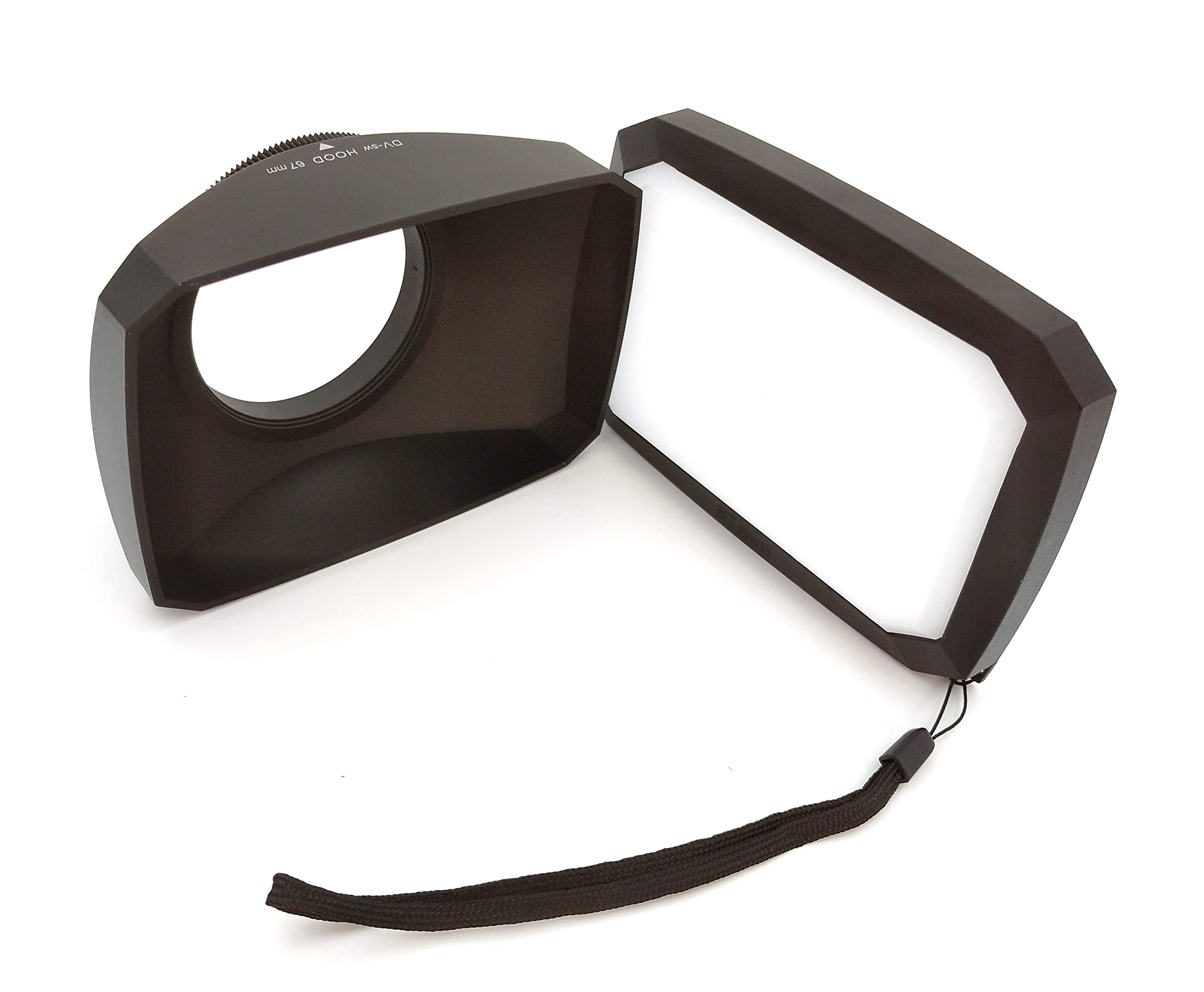67mm Paraluce 16:9 grandangolare video videocamera a vite con cappuccio bilanciamento bianco