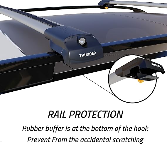 Roof Rack For NISSAN QASHQAI 2014-2021 Black Aluminium Roof Rack Cross Bars Lockable - Fit Raised Side Rails Roof Rails, Cross Bar, Rail Carrier