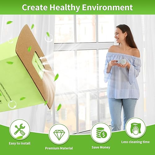 Miniatura 6 de Paquete de 15 bolsas de vacío tipo BB de repuesto para Oreck XL Buster B bolsas de vacío PKBB12DW BB180 BB280 BB850 BB870 BB900 BB1000 MV160 AK1BB8A