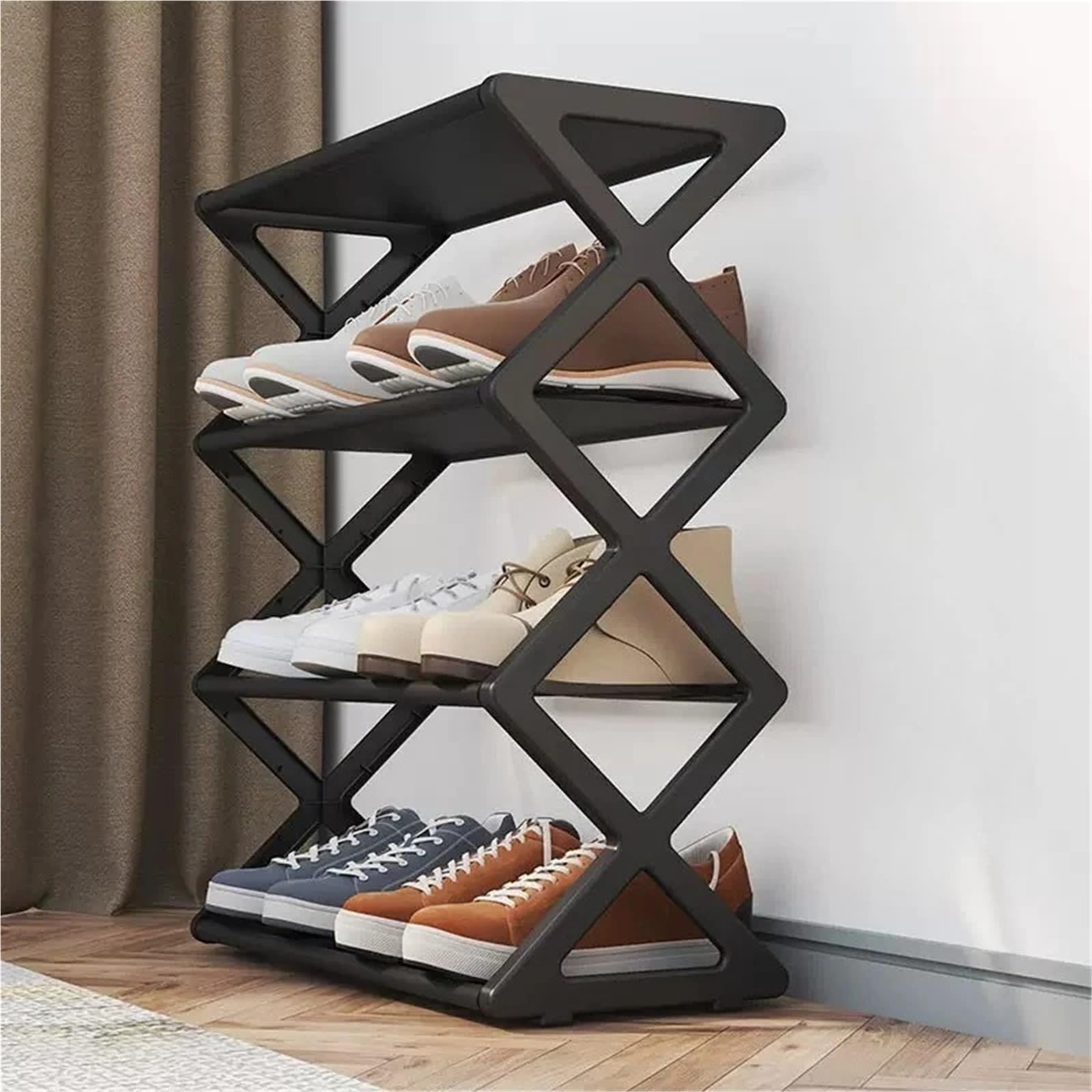 Simple Multi-Layer Shoe Rack Dormitory Dustproof Cabinet