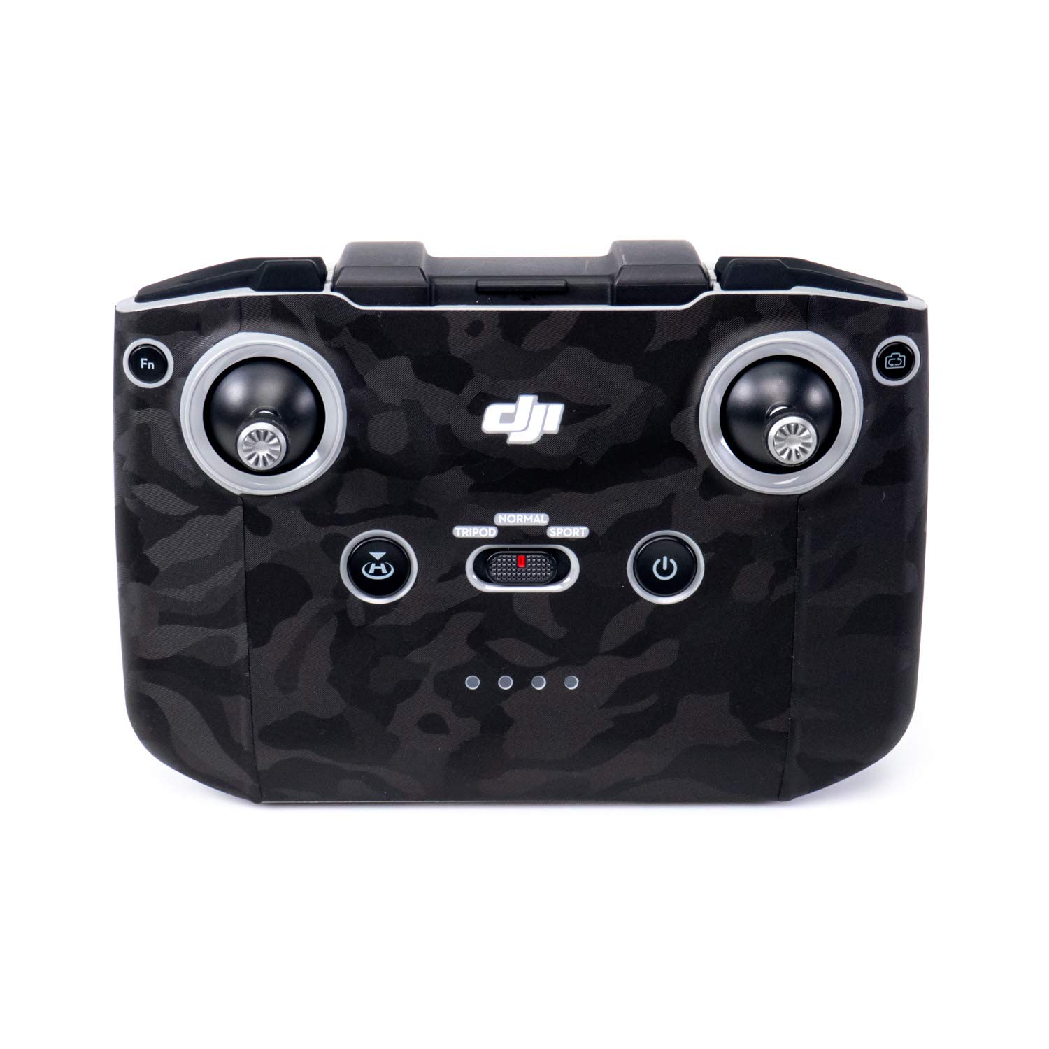 Wrapgrade Skin compatible with DJI Mavic Air 2 | Remote Controller (BLACK BUMPY CAMO)
