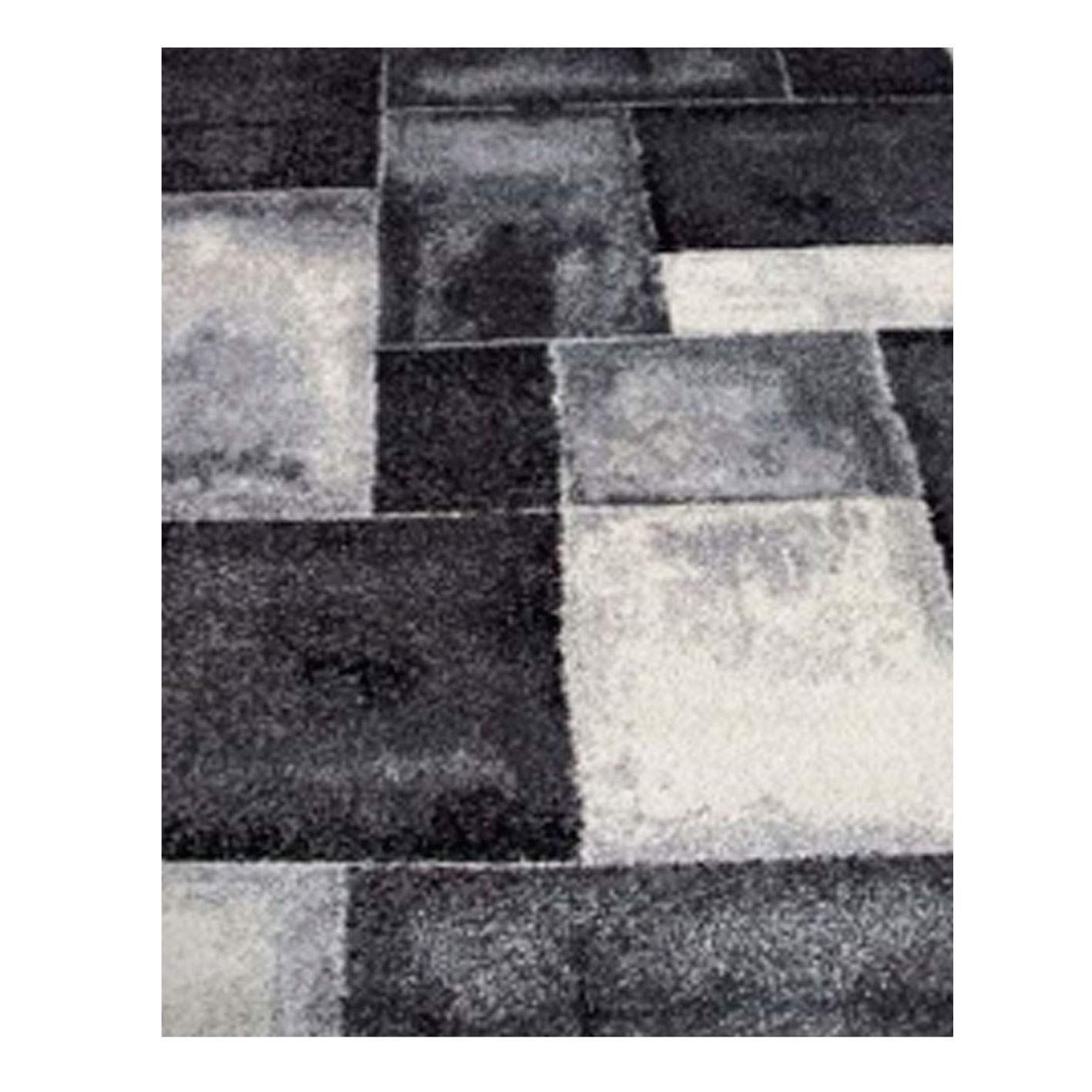 Alfombra Infinity. Lana DE Pelo Corto (Gris, 160x230 cm)