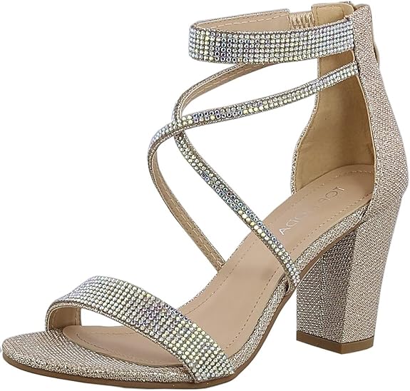 TOP Moda Dressy/Formal Sandals High Heel Ankle Strap Open Toe Sandals