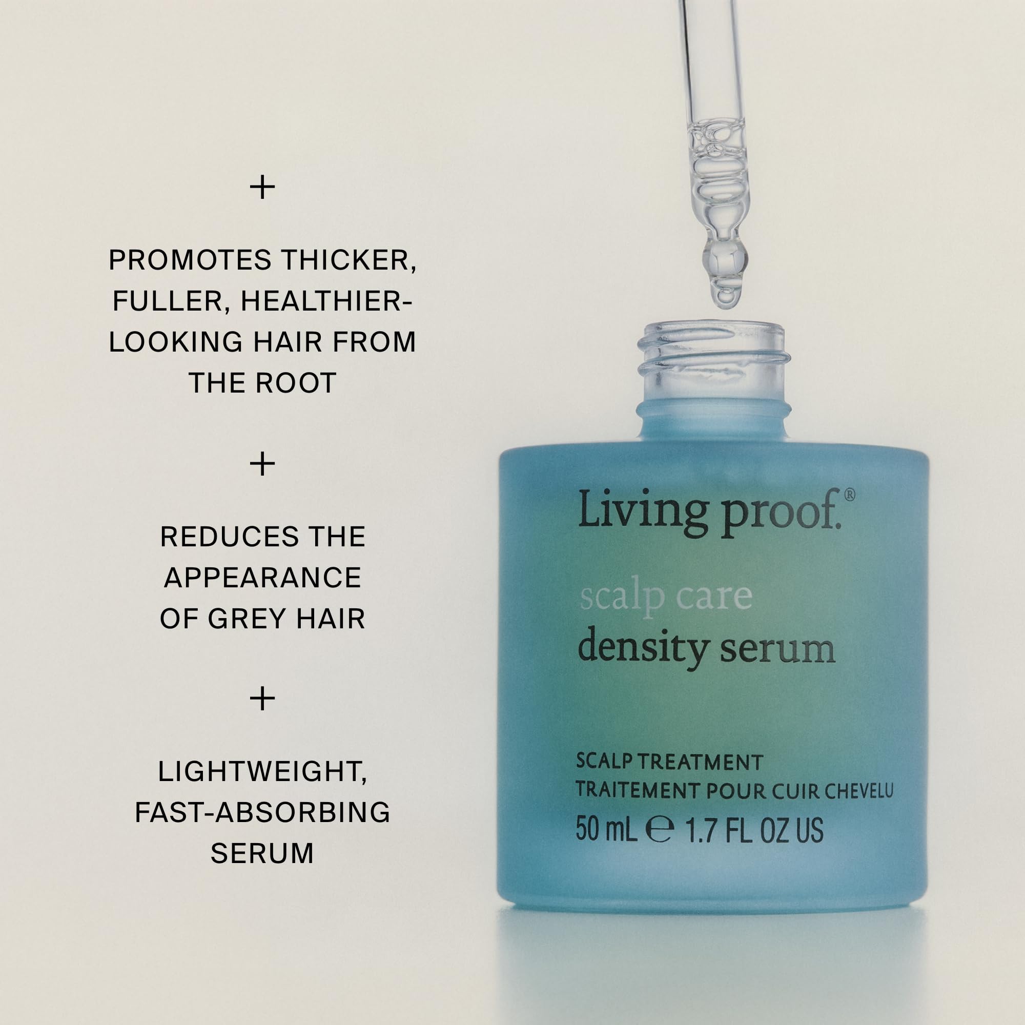 Living Proof Scalp Care Density Serum (50ml) – Serum für gesunde Kopfhaut & Haardichte – Gegen Haarausfall & graues Haar – Schnell einziehend & nicht ausspülbar – Für volleres, kräftigeres Haar