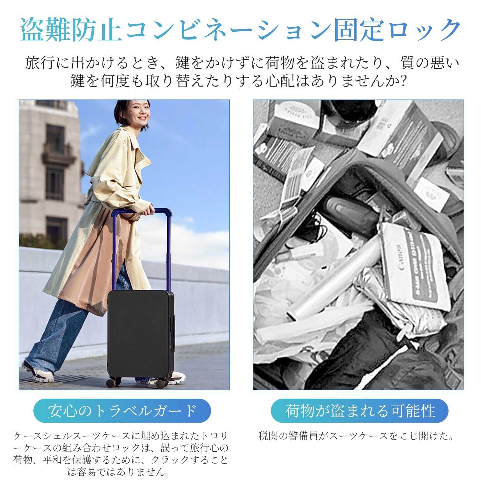 Amazon.co.jp: Jie Du TSA ロック 鍵 トラベルロック スーツケース