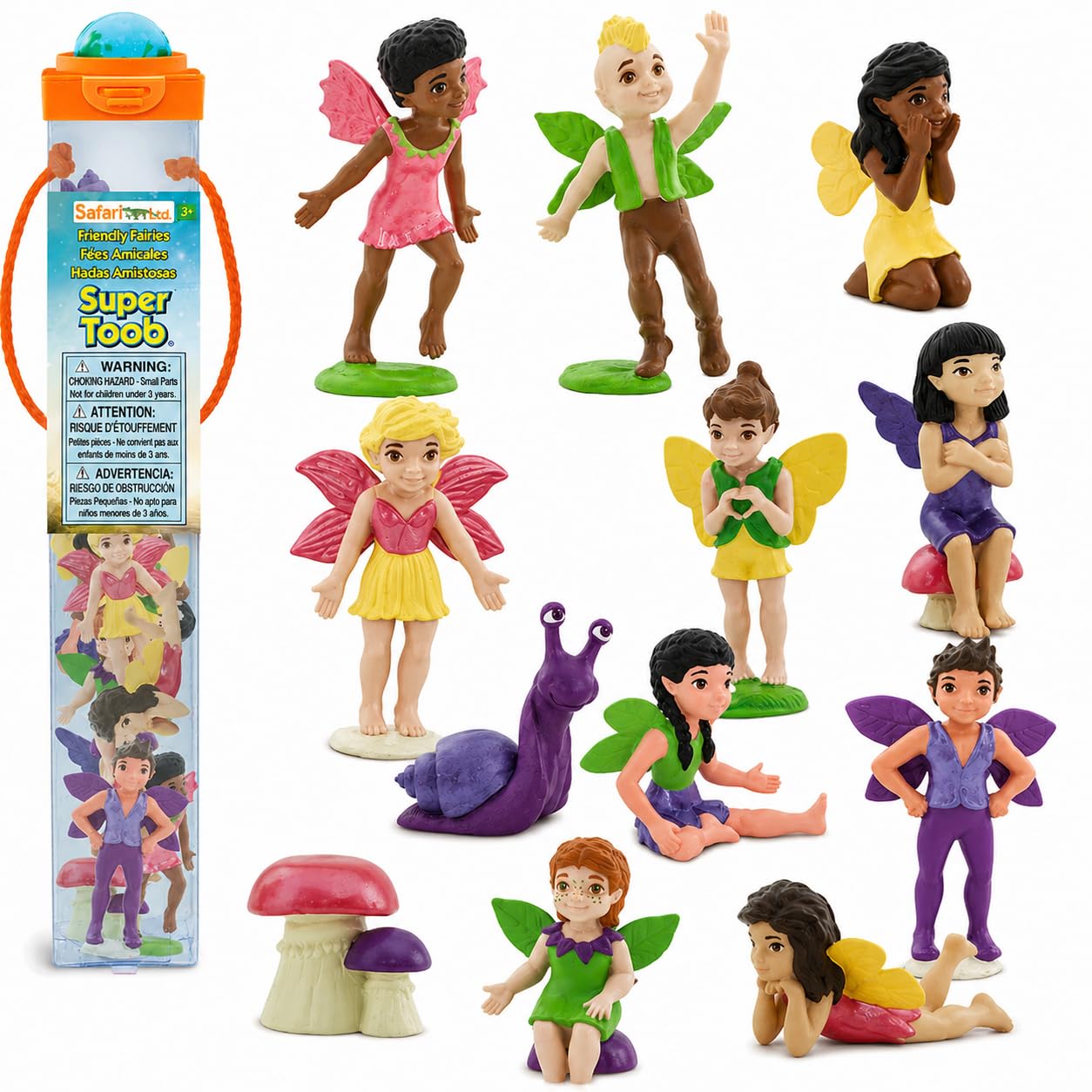Amazon.com: Safari Ltd. Friendly Fairies Super Toob - 12 Miniature