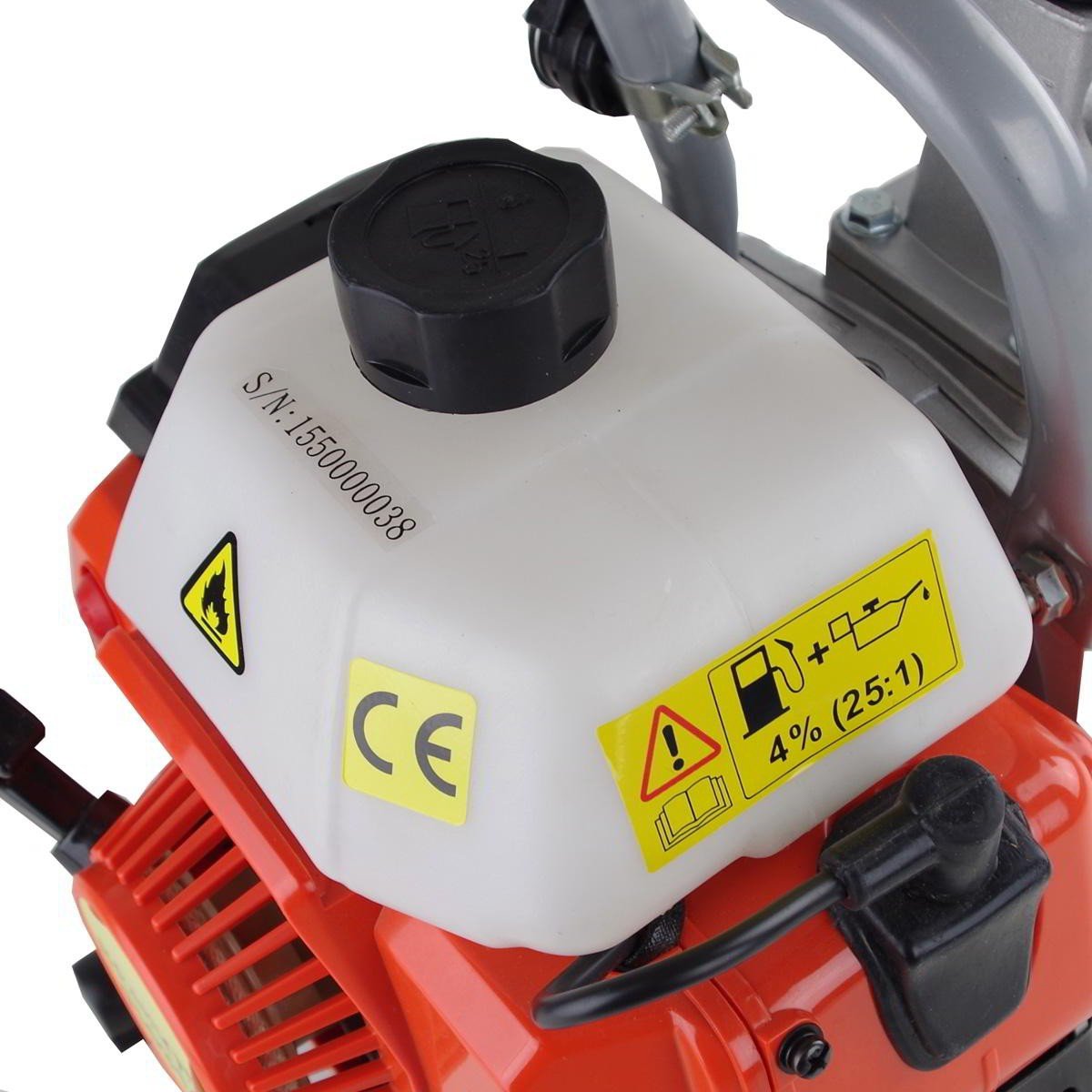 Pompe à Eau Essence 2 Temps 1.7HP - Pompe Portable Jardin Irrigation 10m³/h Hauteur 30m