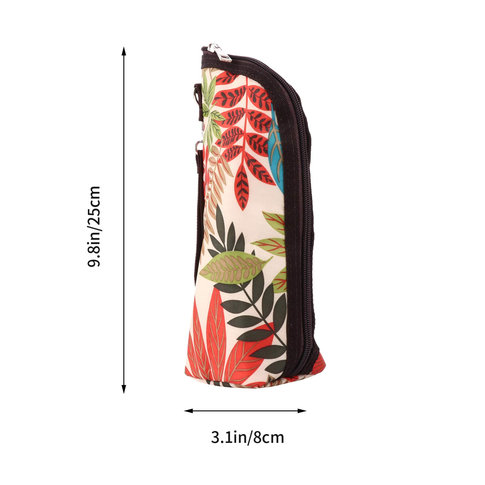 TOYANDONA Oxford Cloth Bag Kids Milk Bottle Keep Warm Zipper Pouch Cover Portable Bag, Assorted Color, 25X8CM - Image 2