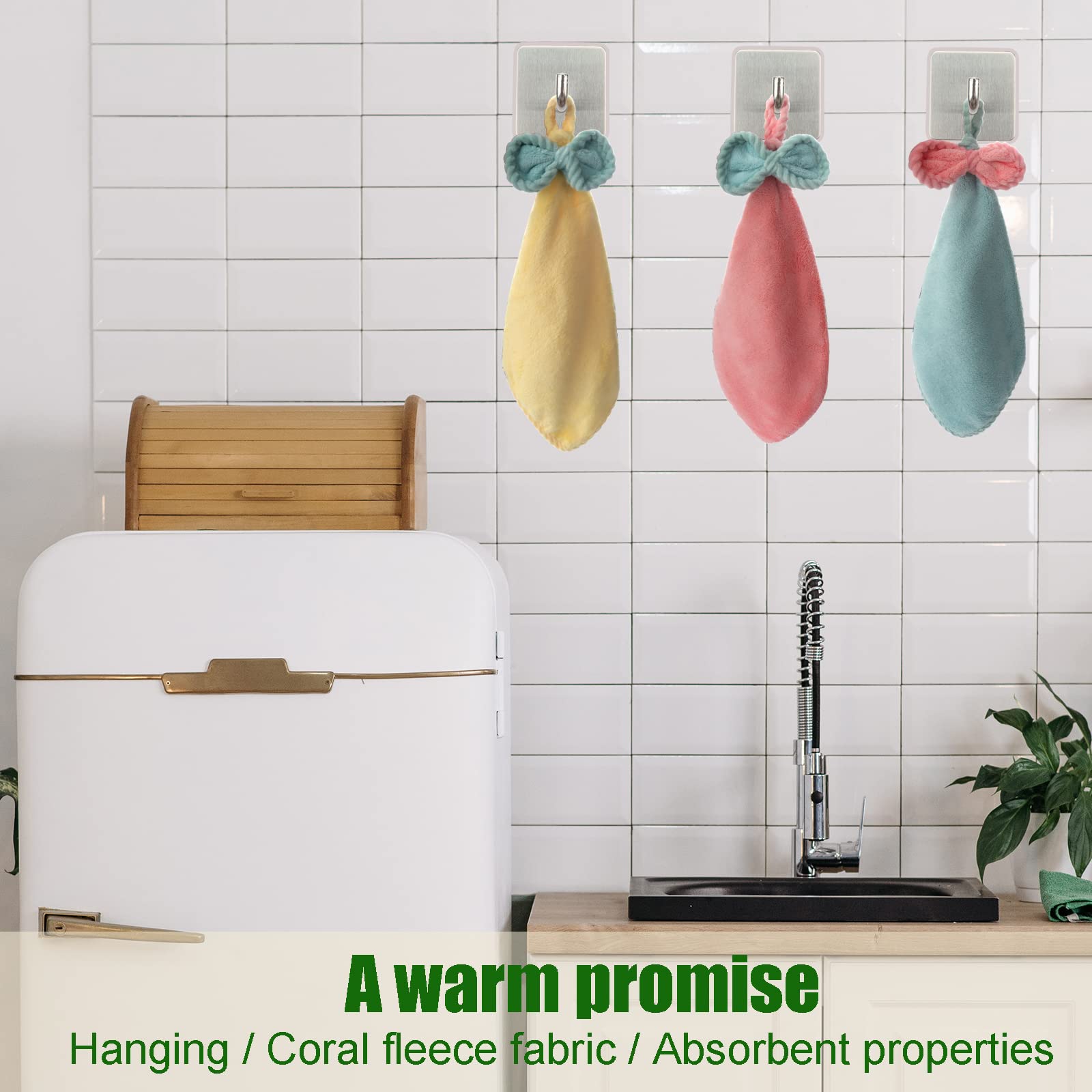 Lot 3 Serviettes Microfibre 30x30cm - Absorbantes Pour Cuisine/Salle De Bain