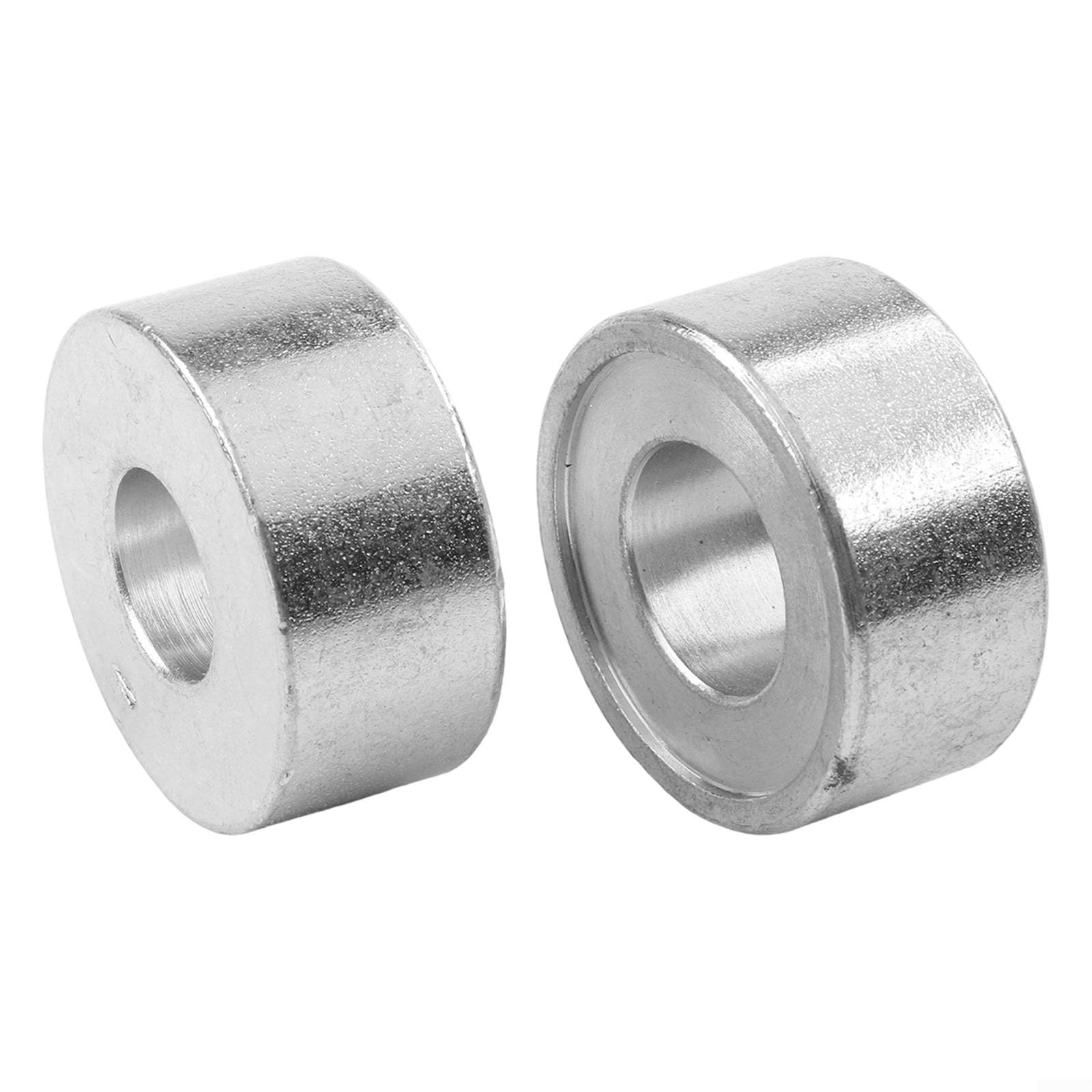 Set di 2 attrezzi per riparazione dei poli della batteria, per auto, manicotti in metallo, 16 mm e 18 mm, per la riparazione di connettori della batteria, argento