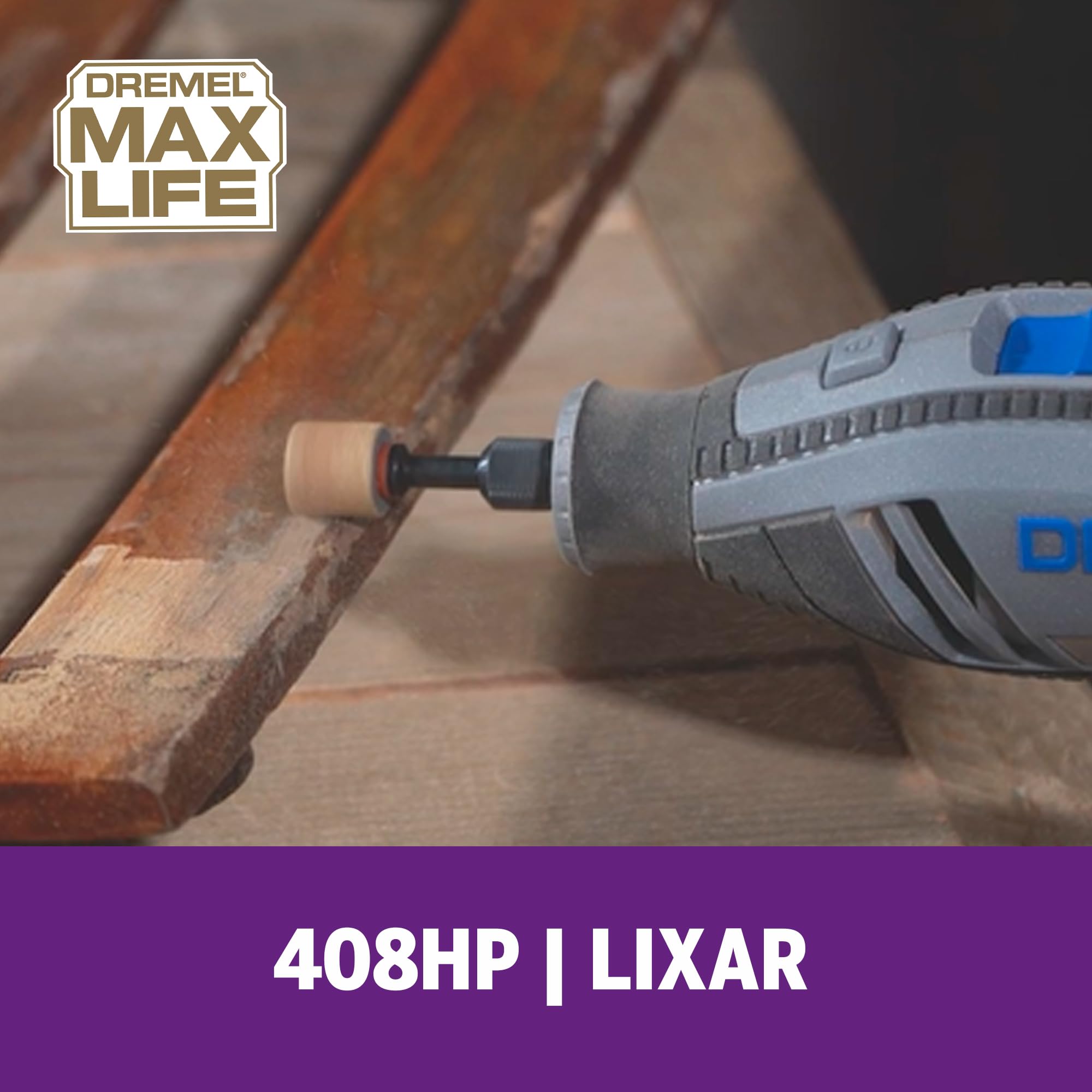 Dremel 408HP Carbide Sanding Drum - 30X Longer Life -4