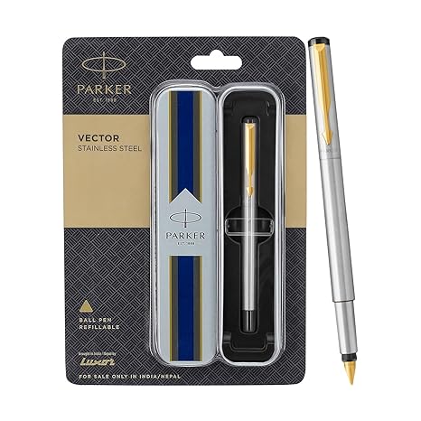 Parker Vector Stainless Steel GT Fountain Pen