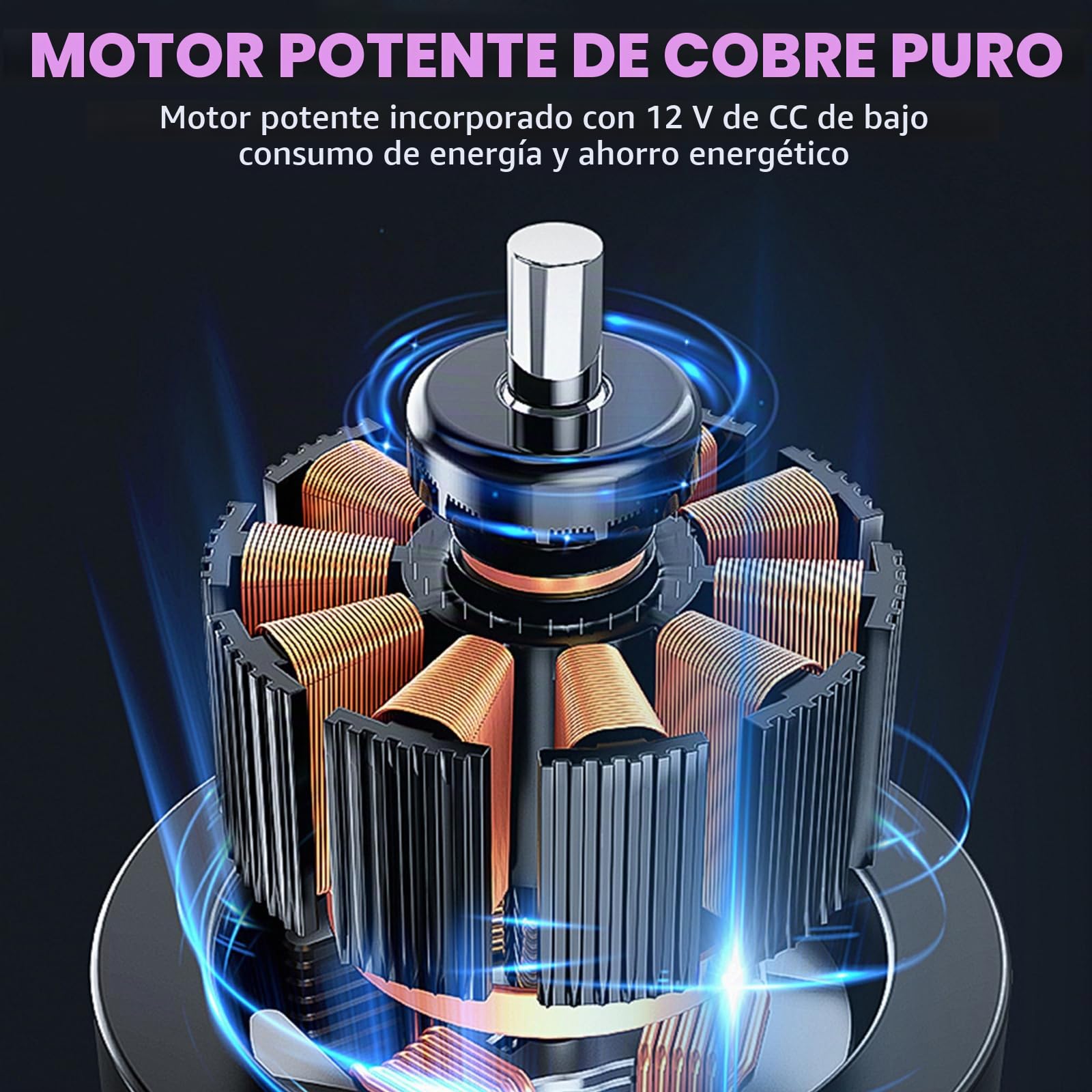 Gato Hidráulico Electrico Coche 5T con Batería 12V 2.0Ah, Altura 15-45cm | con Bomba Inflable y Luz LED, Gato Elevador para Auto/SUV/Camión, Cambio de Neumáticos