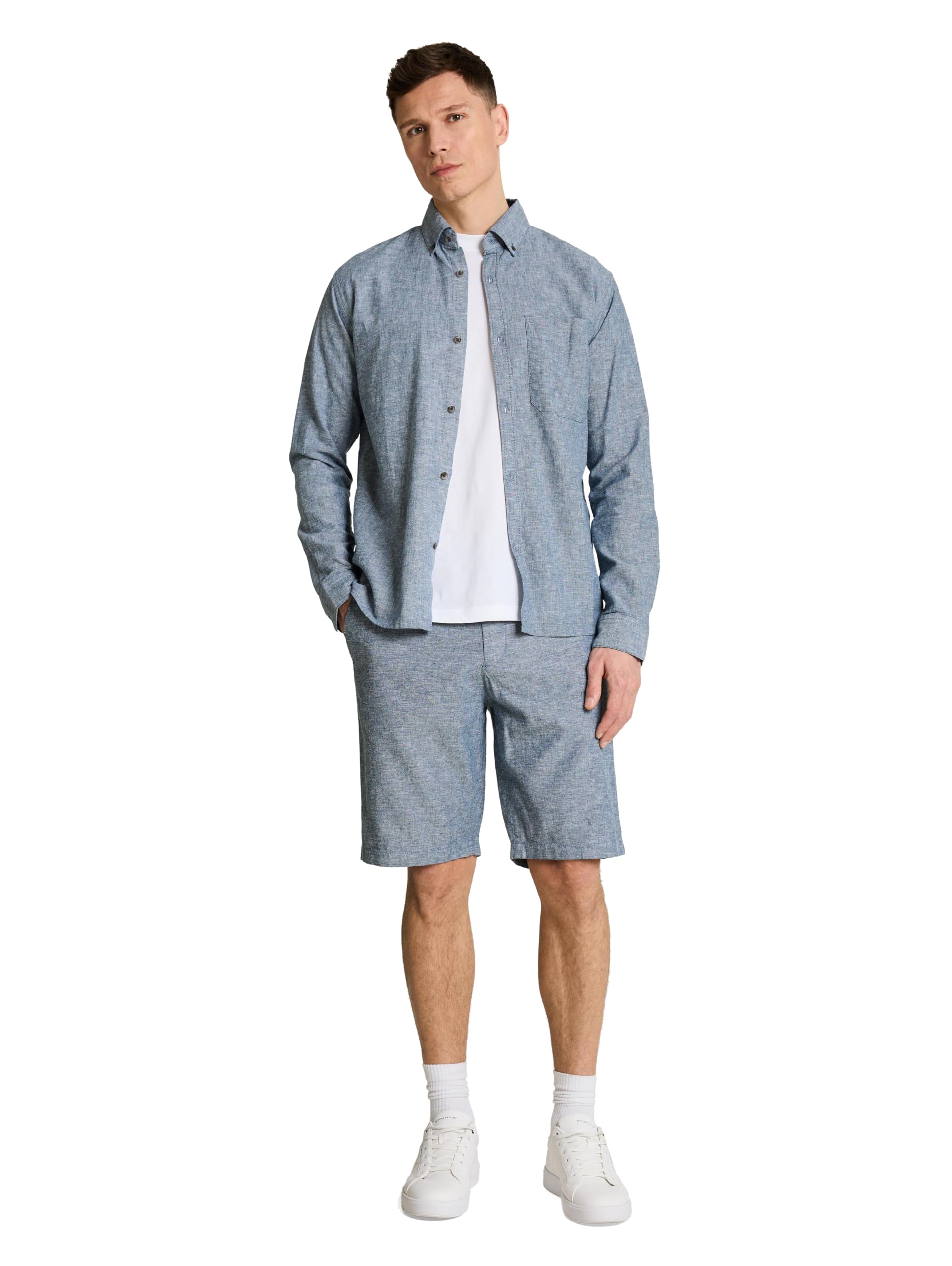 TOM TAILOR Denim Herren Relaxed Fit Chino Shorts